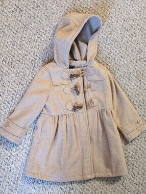 Baby Gap Wool Blend Toggle Coat Sz 3